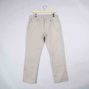 Levis 541 Jeans Mens W31 L30 Beige Stretch Lightweight Straight White Tab B61