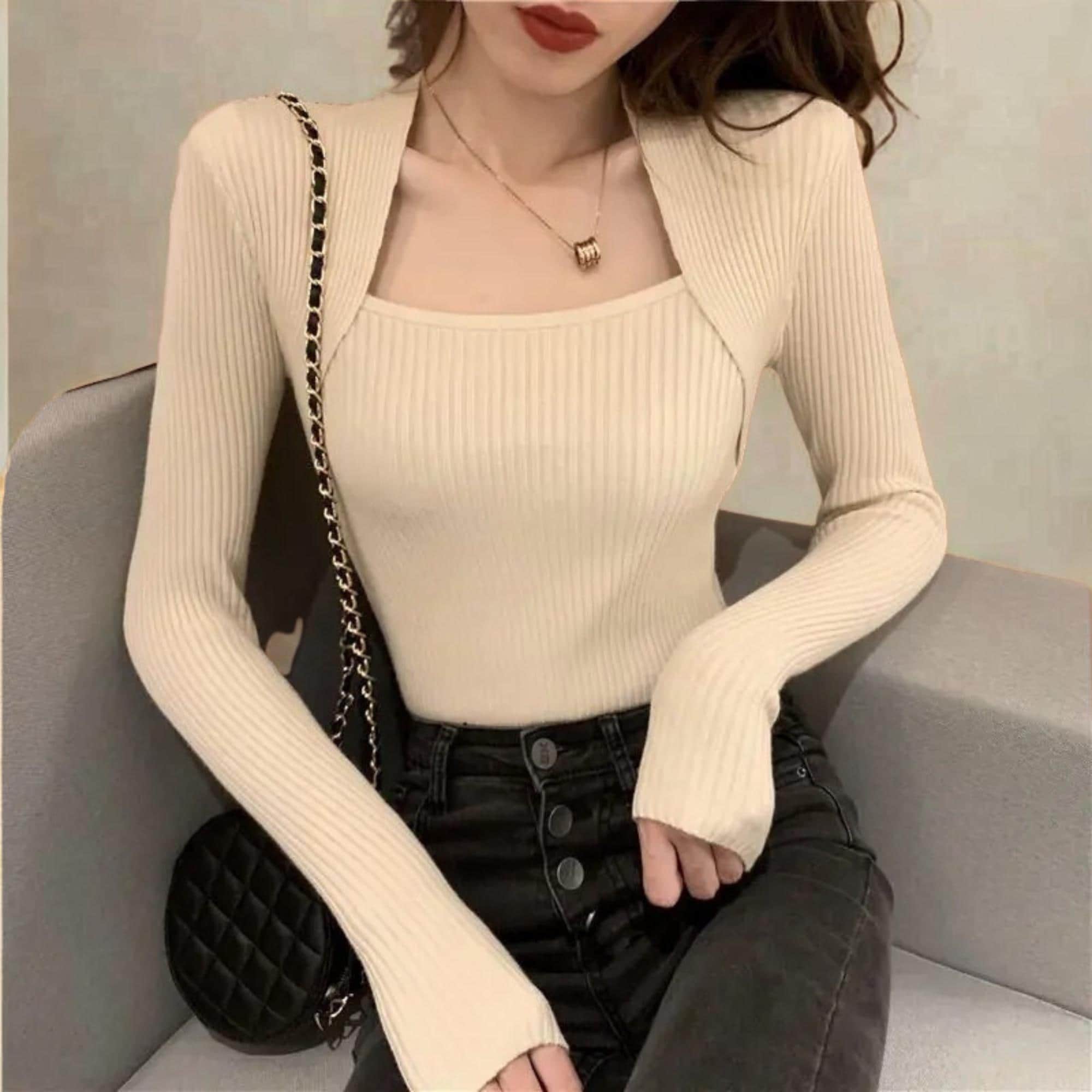 Buy Korean Long Sleeve Online In India India - Main Image