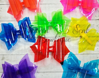 Pool Water Hair Bows, Pool Bows, Hair Bow, Water Bows. Pink Bows, Pool Hair Bows