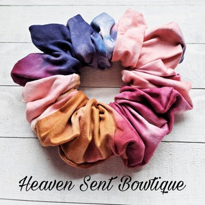Tie Dye Scrunchy/Hair Tie/Multi color Scrunchies/Scrunchy/Watercolor Scrunchy/Pony Holder/Birthday Gift for girls/Scrunchies