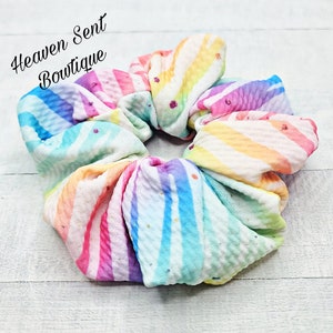 Zebra Scrunchie/Hair Tie/Scrunchie/Zebra Scrunchy/Scrunchie/Pastel Zebra Scrunchy