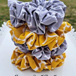 Cotton Scrunchy/Hair Tie/Scrunchies/Scrunchy/Flower Scrunchy/Pony Holder/Birthday Gift for girls/Scrunchies/ Summer Hair Scrunchy