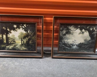 2 signierte & wunderschön gerahmte Dalhart Windberg Lithographien