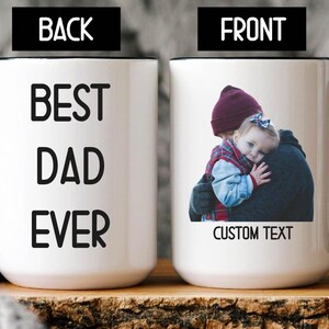 Best Dad Ever Mug, Personalized Photo Mug For Dad, Mug With Picture, Kids Photo Mug, Christmas gift for Dad,Father&#39;s Day Gift ,Birthday Gift