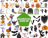 Halloween SVG Bundle, Halloween SVG, Fall Svg, Autumn Svg, Ghost Svg, Witch svg, Pumpkin Svg, Quotes, Cut File Cricut, Silhouette