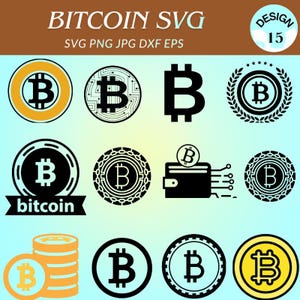 Bitcoin Vector, Bitcoin SVG, Bitcoin Cricut, Crypto Svg, Crypto Currency Svg, Bitcoin Cut Files, Bitcoin Files for Cricut, Bitcoin Clipart