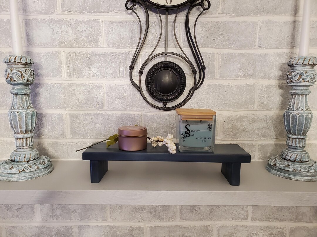 Countertop Riser Shelf Handmade Wooden Countertop Riser | Kitchen or Bathroom Shelf | Made to ...