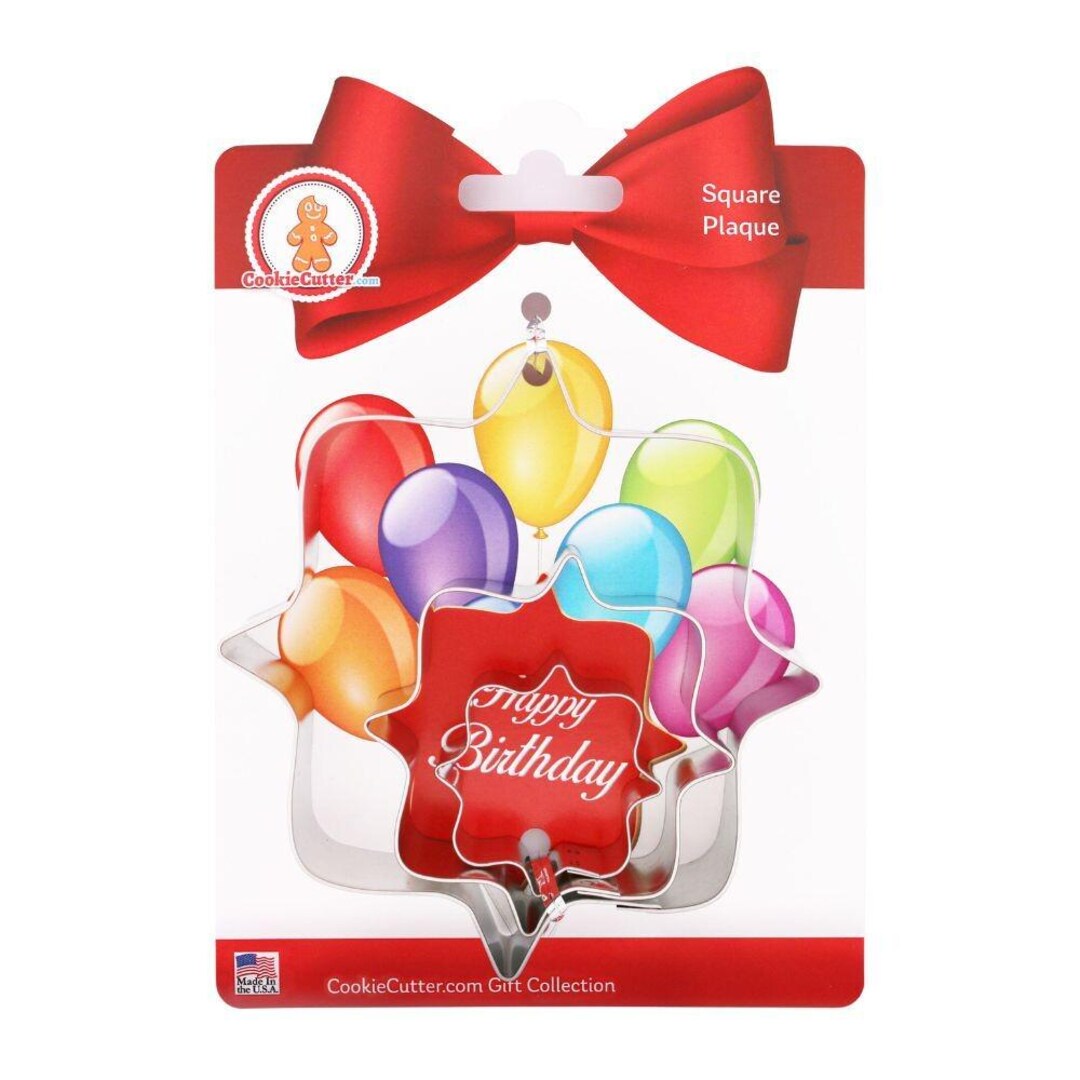 Square Plaque Nested Cookie Cutter Set 3 Pc (GC0108), Handmade in the ...