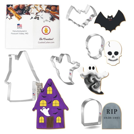 Formine Per Biscotti Di Halloween – 5 Forme Raccapriccianti Diverse – Per Festa A Tema E Decorazioni - 4