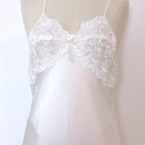 White nightgown - Honeymoon Lingerie Nightgown
