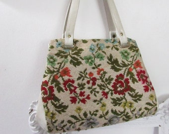 Vintage Carpet Bag - floral