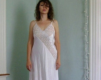 White nightgown - Honeymoon Lingerie Nightgown