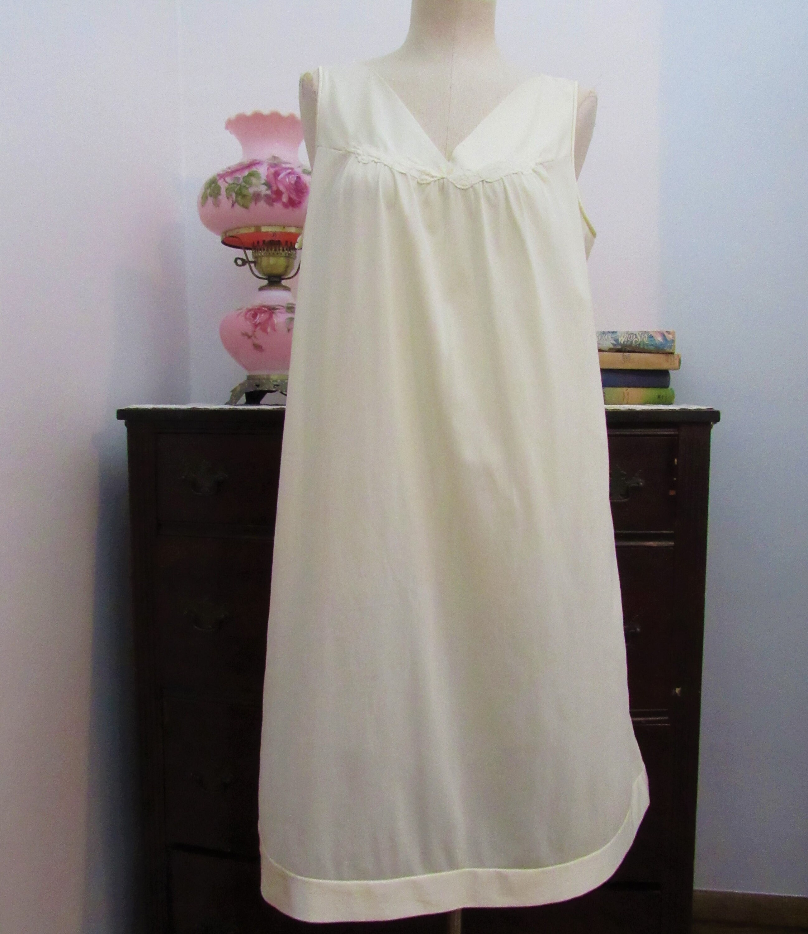 Long Nylon Nightgowns for sale Only 3 left at 75
