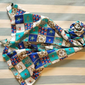 Vintage nautical scarf.