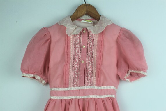 Gunne Sax Vintage pink dress size 12 - Childs size