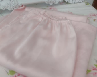 Pale Pink Satin Pajama Pants sz small