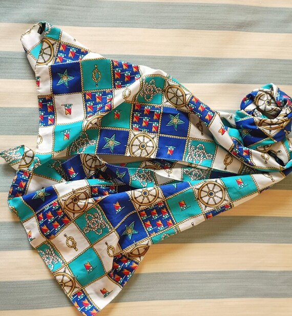 Vintage nautical scarf. - image 4