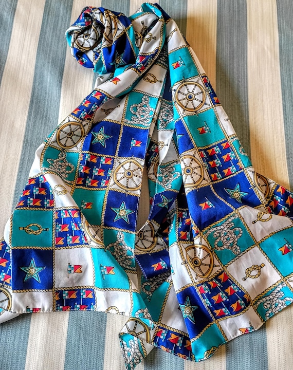 Vintage nautical scarf. - image 2
