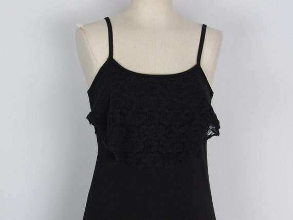 Black Stretch Nightgown, sm to medium - image 1