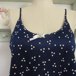 Vintage Star / galaxy navy blue camisole image 3