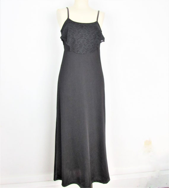 Black Stretch Nightgown, sm to medium - image 2