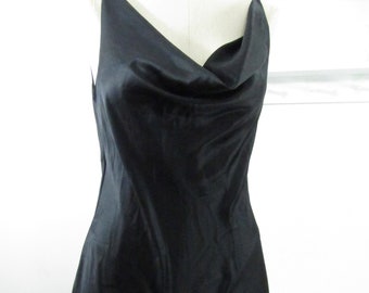 Vintage Satin slinky black