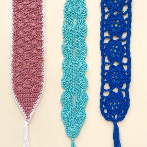 Crocheted Bookmarks, Colorful Bookmarks, Bookmarks, Handmade Bookmarks, Unique Bookmarks, Readers Gifts, Gift Bookmarks image 1