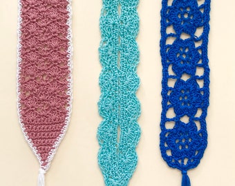 Crocheted Bookmarks, Colorful Bookmarks, Bookmarks, Handmade Bookmarks, Unique Bookmarks, Readers Gifts, Gift Bookmarks