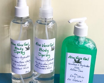 Lavender/Aloe Spray, Cooling Aloe Spray, Aloe Body Spray, After Sun Aloe Spray, Lavender Essential Oil Spray, Body Spray, Aloe