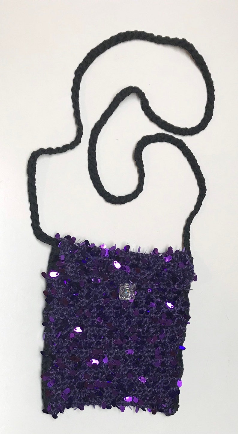 Evening Bags, Purple Sequin Purse, Evening Purse, Small Black Purse, Purple Purse, Dressy Purses, Small Shoulder Purse, Blue Small Purse image 4