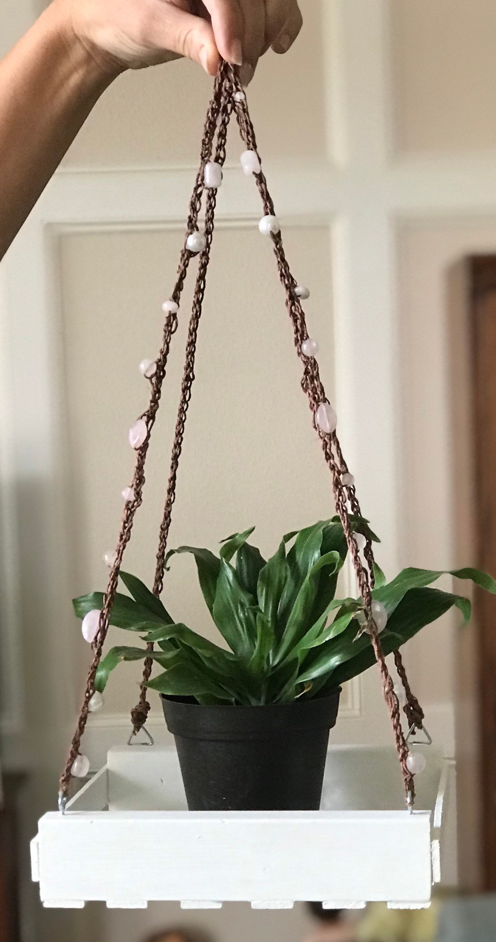 Hanging Plant Basket, Hanging Bathroom Organizers, Hanging Plant Holder ...