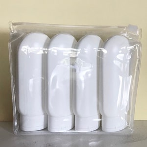 Travel Toiletry Bag, Travel Toiletries Containers, Travel Bags, Travel Size Bottles, Zip-Lock Toiletries Bag