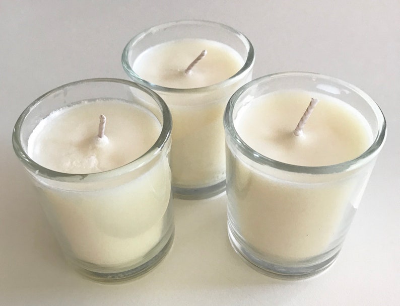 Scented Soy Candles, 3 Oz. Soy Candle, Votive Jar Soy Candle, Clean