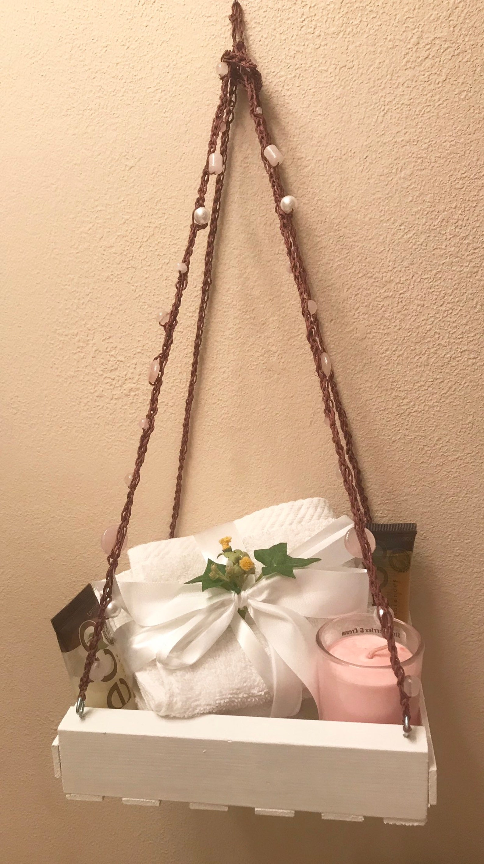 Hanging Plant Basket, Hanging Bathroom Organizers, Hanging Plant Holder ...