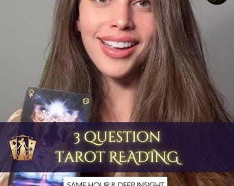 Tarotläsning med 3 frågor, svar på frågor, tarotläsning, tarotläsning samma timme, tarotläsning med kärlek, psykisk läsning, kärlek, karriär