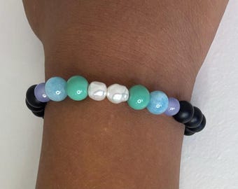 Handmade Beaded Bracelet with Pearls