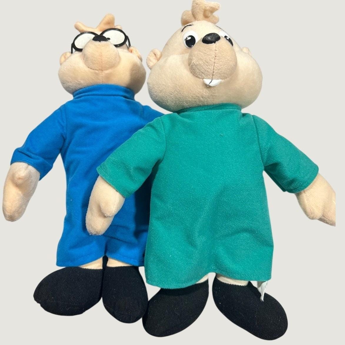 Lot De 3 Peluches Alvin, Simon Et Theodore – Chipmunks Assis – 24 Cm – Cadeau Enfants – Poupées Douces