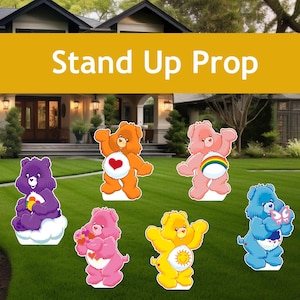 Care Bears Party Decor: Large Waterproof Lawn Sign Cutout