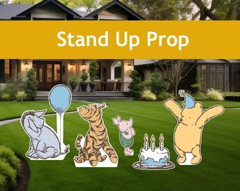 Winnie the Pooh Cutouts, Baby Shower Birthday Party Decor