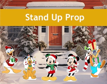 Julklappar till Mickey Mouse och vänner, trädgårdsdekorationer