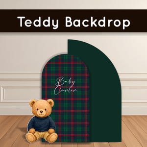 Fondo recortado de osito de peluche, decoración para baby shower, ¡Ya casi podemos esperar!, ¡Primero los ositos!, decoración preppy, coroplast, exhibición física