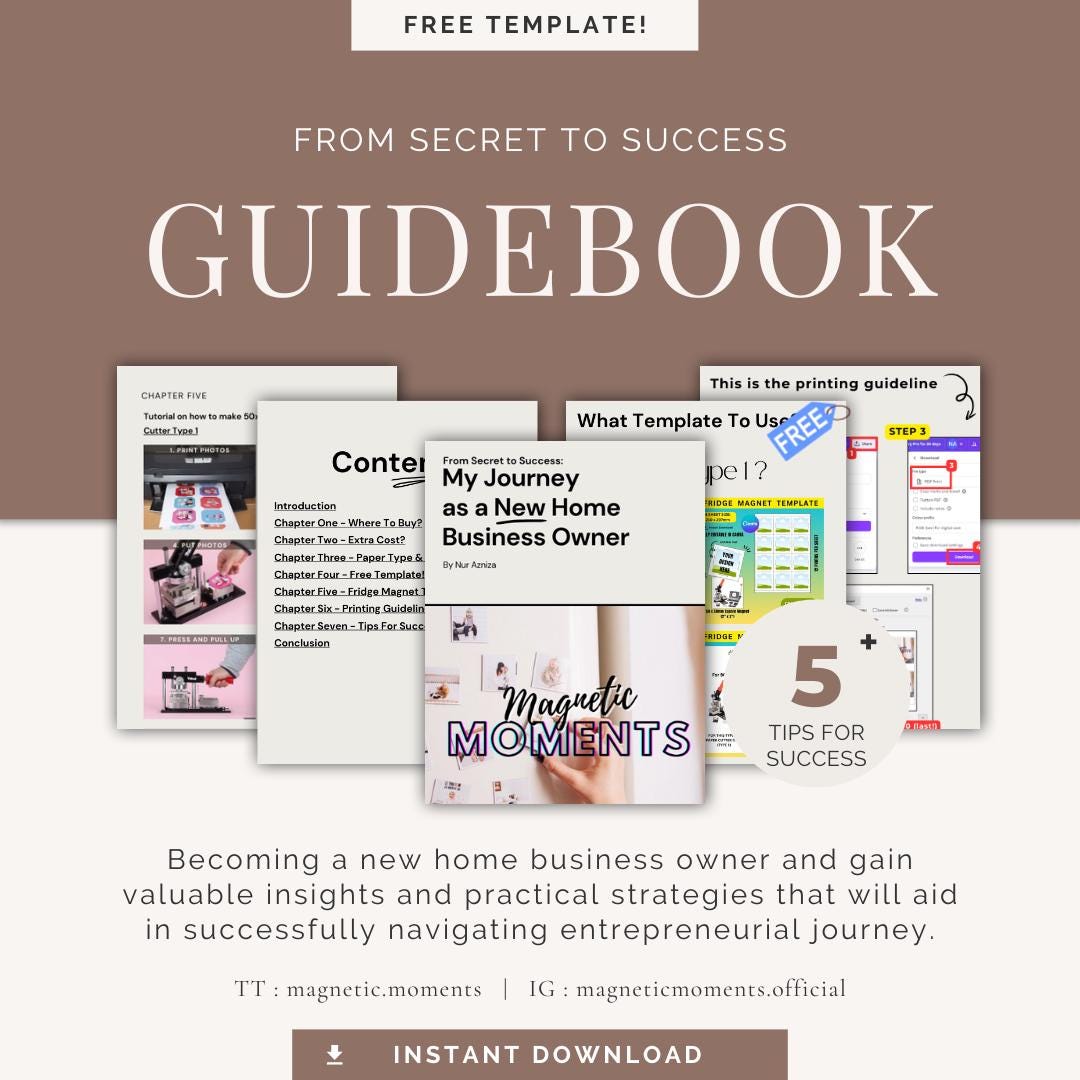 NEW! Guidebook: From Secret to Success, My Journey as a New Home Business Owner