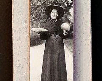 Halloween Ornament Witch Vintage Image Photo Primitive Halloween