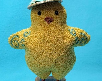 Punch Needle Pattern "Spring Chick", PDF Instant Download, Punch Needle Pattern Chick, Chick Punch Needle PDF Pattern, Easter Punch Needle
