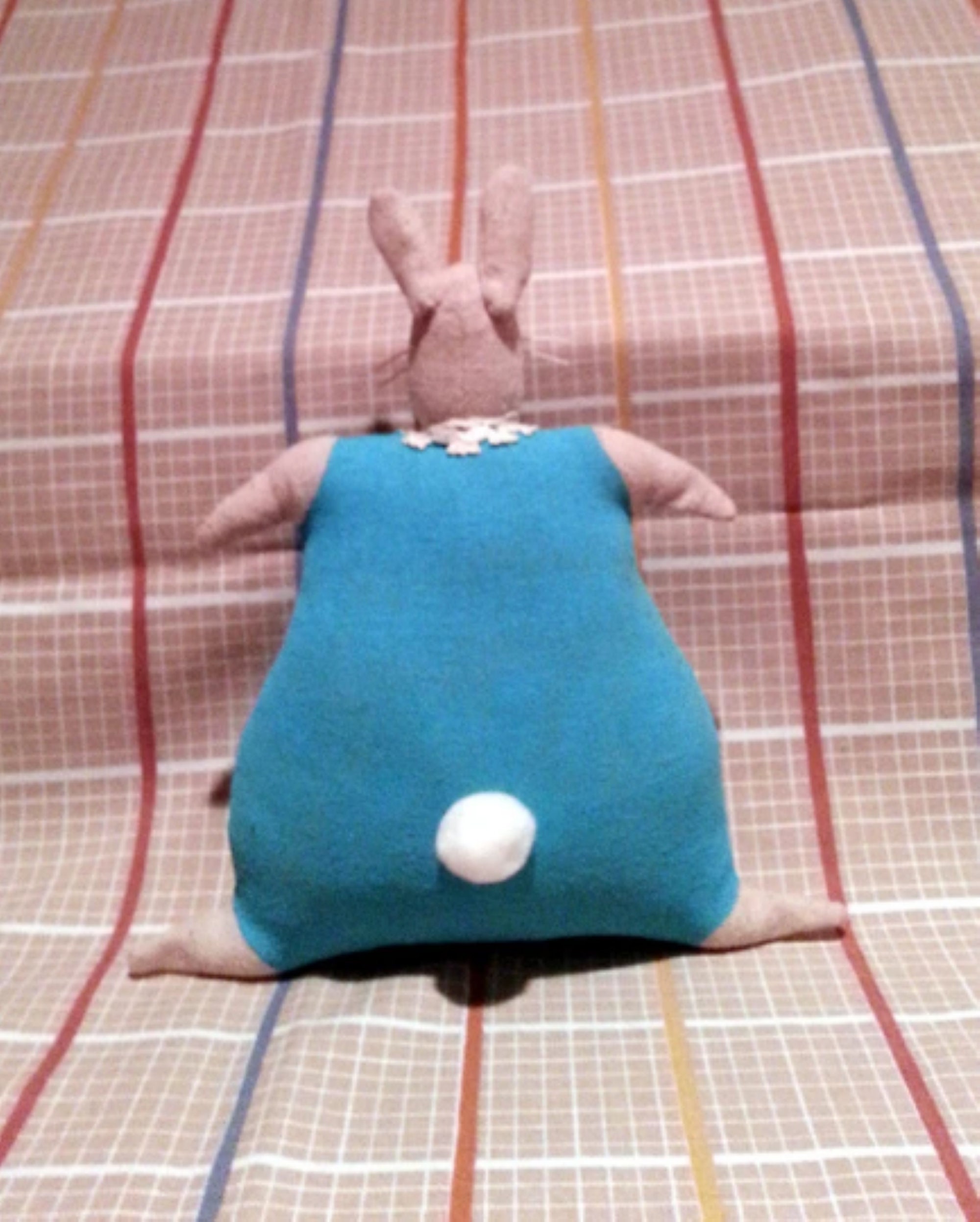 Rabbit Dollbunny Dollpainted Rabbitmuslin Rabbitcotton Tail - Etsy