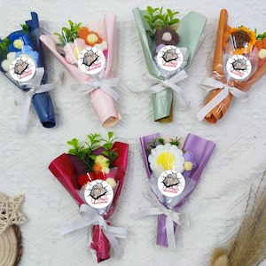 Crochet Flowers Bouquet Handmade, Handmade Knitted Flower Bouquet, Flower Mix & Match, Eternal Keepsake Home Decor, Party Wedding Favors