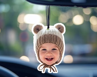 Personalisierter Baby Foto Auto Lufterfrischer, Kinder Bild Auto Duft, Neugeborenen Foto Auto Lufterfrischer, Kinder Bild Auto Lufterfrischer