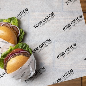 Personalised Photo Wrapping Paper, Logo Food Wrap Paper, Custom Food Safe Paper with Logo, Fun Gift Wrap for Food Lovers, Foodie Gift Wrap
