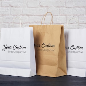 Personalized Bridesmaid Gift Bags/Custom Bridal Party Gift Bags/Bachelorette Party Bags/Thank You Gift Bag/Elegant Gift Bags/Wedding Favors