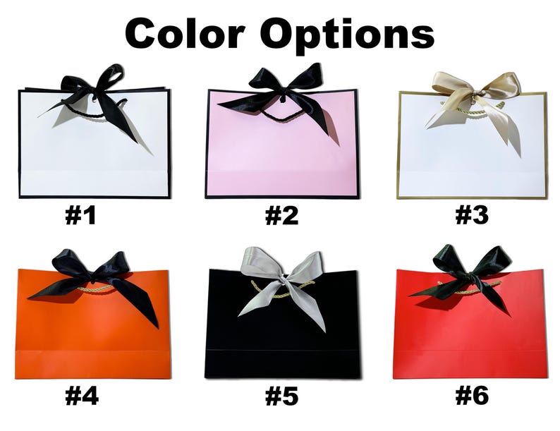 Personalized Name Gift Bags With Bow/ Custom Text/bachelorette Party ...